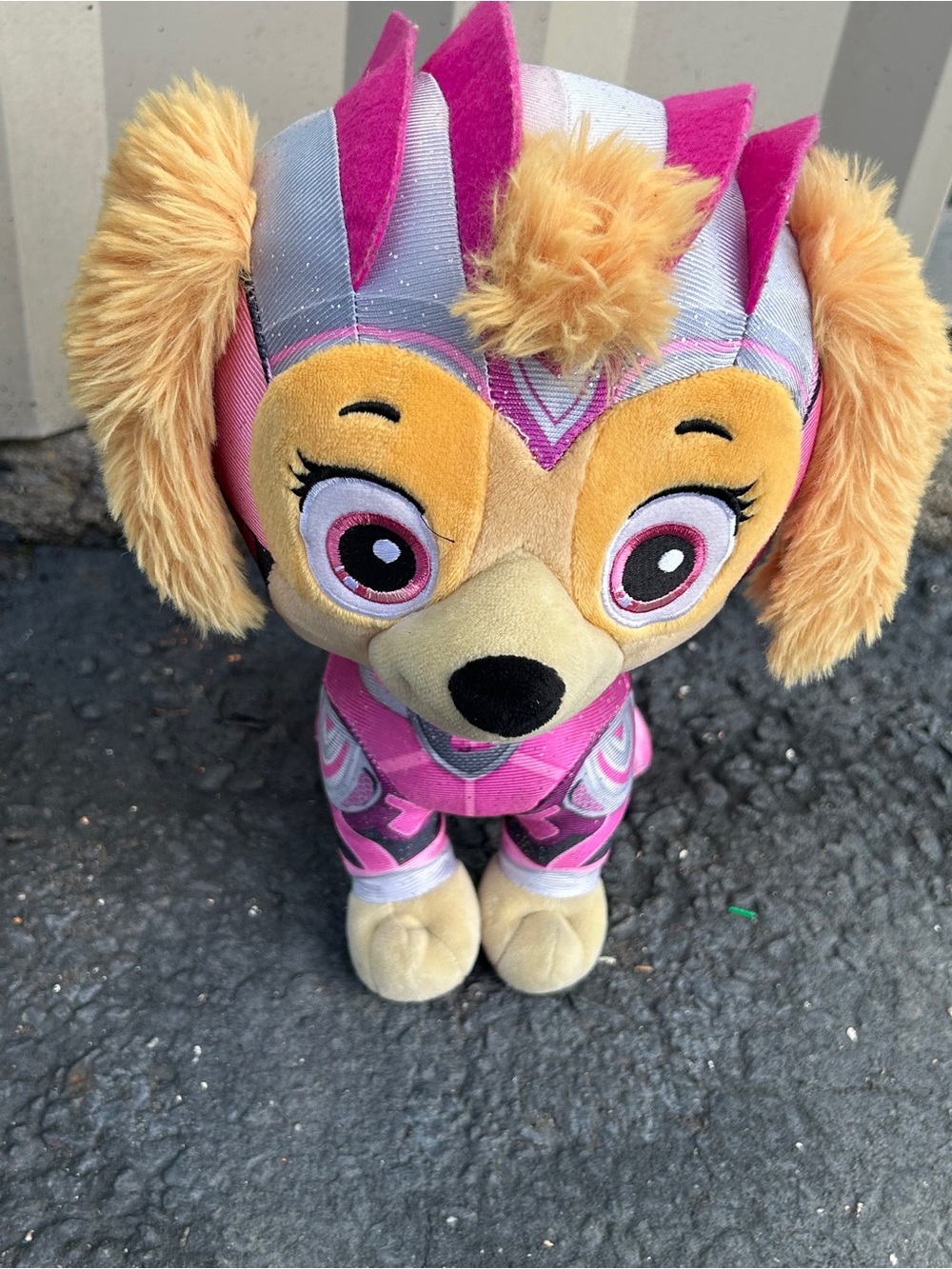 Paw Patrol Pink and Yellow Plush Skye Dog Toy